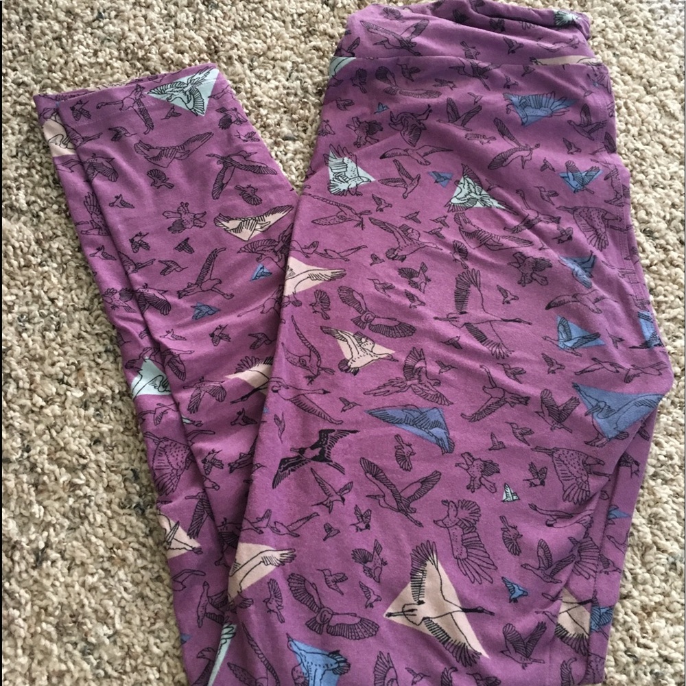 Lularoe OS Bird Leggings